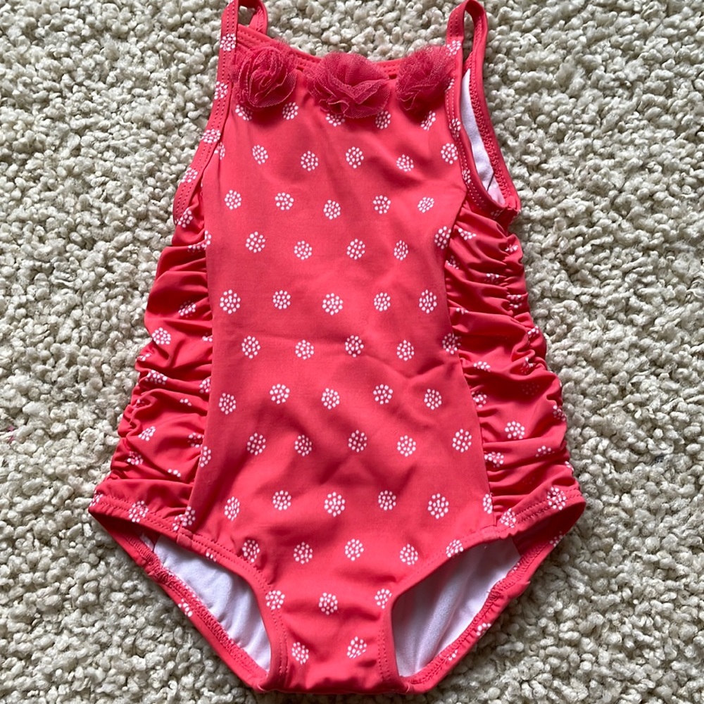 NWT Gymboree spring vacation adorable pink baby swimsuit